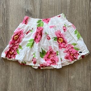 Abercrombie & Fitch White Floral Skirt Size Medium Y2K